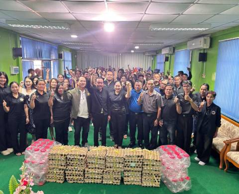 วันที่ 17 กันยายน 2569 องค์การบริหารส่วนตำบลลุมพุก โดยกองสวัสดิการสังคม ได้จัดโครงการฝึกอบรมส่งเสริมอาชีพให้กับประชาชนในเขตพื้นที่องค์การบริหารส่วนตำบลลุมพุก (หลักสูตรการแปรรูปอาหาร ไข่เค็มสูตรเกลือ) ประจำปีงบประมาณ พ.ศ.2569 